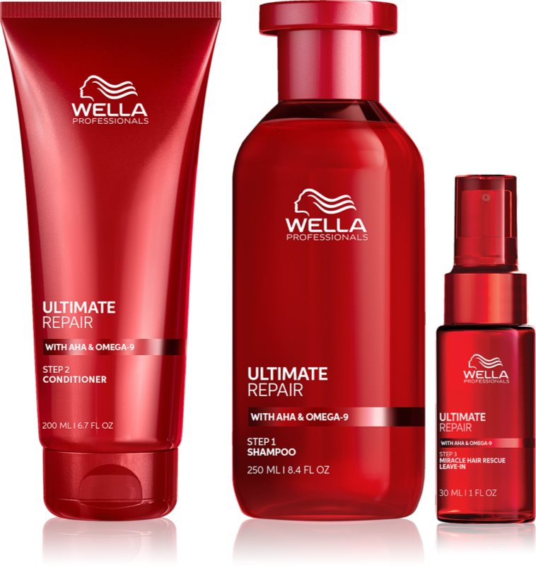 Wella Professionals Ultimate Repair Bundle set pentru par deteriorat 3 buc