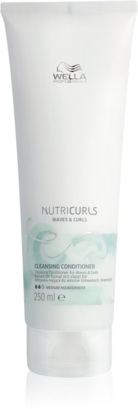 Wella Professionals Nutricurls Waves & Curls Balsam de curățare pentru par ondulat si cret 250 ml