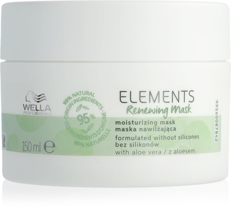 Wella Professionals Elements Renewing masca regeneratoare pentru un par stralucitor si catifelat