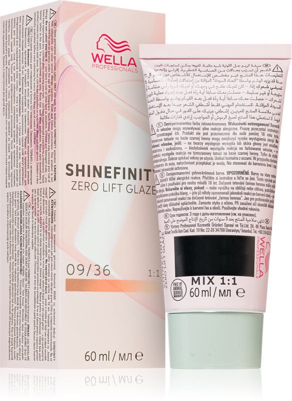 Wella Professionals Shinefinity Zero Lift Glaze vopsea de păr demipermanentă