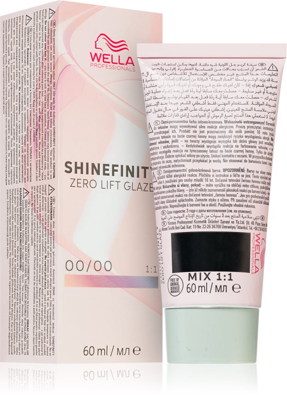 Wella Professionals Shinefinity Zero Lift Glaze vopsea de păr demipermanentă