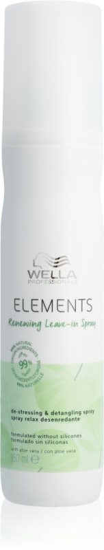 Wella Professionals Elements Renewing balsam (nu necesita clatire) pentru un par stralucitor si catifelat 150 ml
