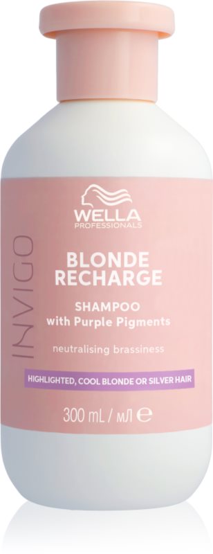 Wella Professionals Invigo Blonde Recharge șampon pentru păr blond neutralizeaza tonurile de galben