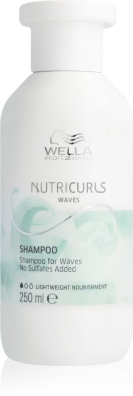 Wella Professionals Nutricurls Waves sampon hidratant fara greutate pentru parul cret 250 ml