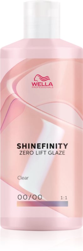 Wella Professionals Shinefinity Zero Lift Glaze vopsea de păr demipermanentă pentru par natural sau vopsit 500 ml