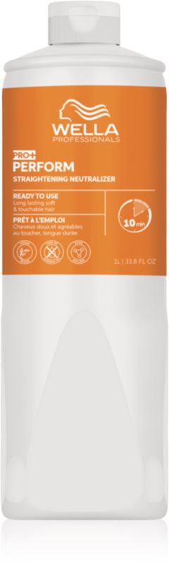 Wella Professionals Perform+ Straightener Neutralizer Neutralizator pentru ondulare permanentă 1000 ml