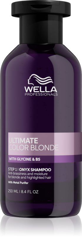 Wella Professionals Ultimate Color Blonde Shampoo șampon pentru neutralizarea tonurilor de galben pentru iluminarea părului sau pentru părul cu șuvițe