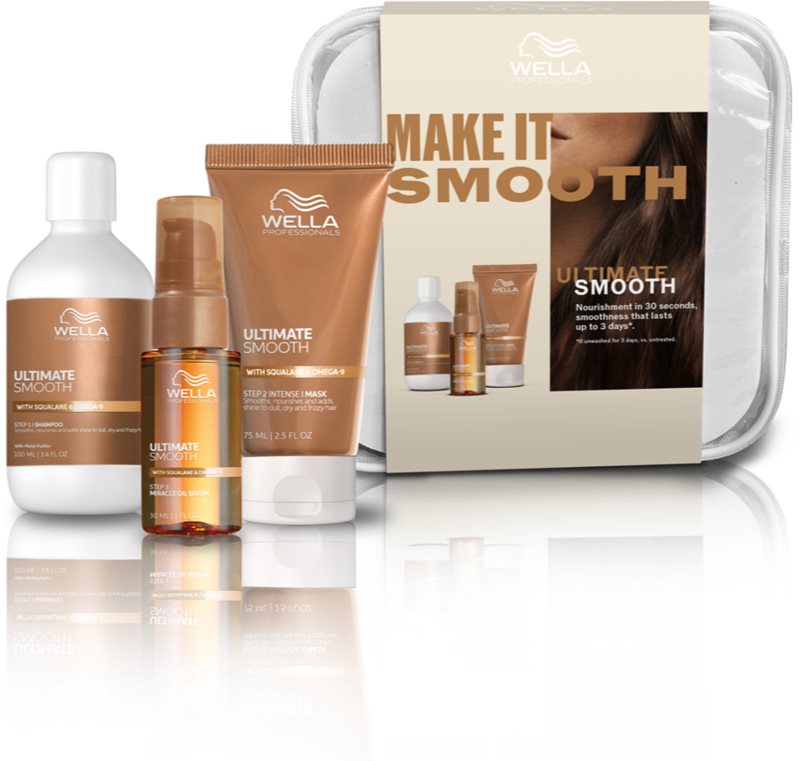 Wella Professionals Ultimate Smooth Set Seturi pentru voiaj pentru un par stralucitor si catifelat