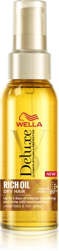 Wella Deluxe Rich Oil ulei hrănitor pentru par uscat 100 ml