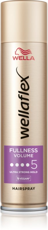 Wella Wellaflex Fullness Volume fixativ pentru păr cu fixare foarte puternică pentru flexibilitate si volum 250 ml