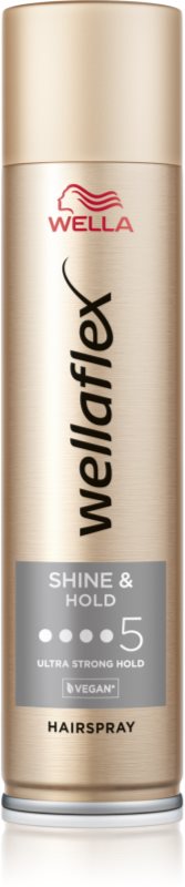 Wella Wellaflex Shine & Hold fixativ pentru păr cu fixare foarte puternică pentru stralucire 250 ml