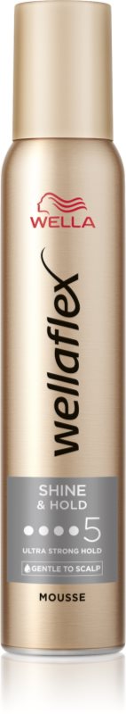 Wella Wellaflex Shine & Hold spuma pentru stralucire 200 ml