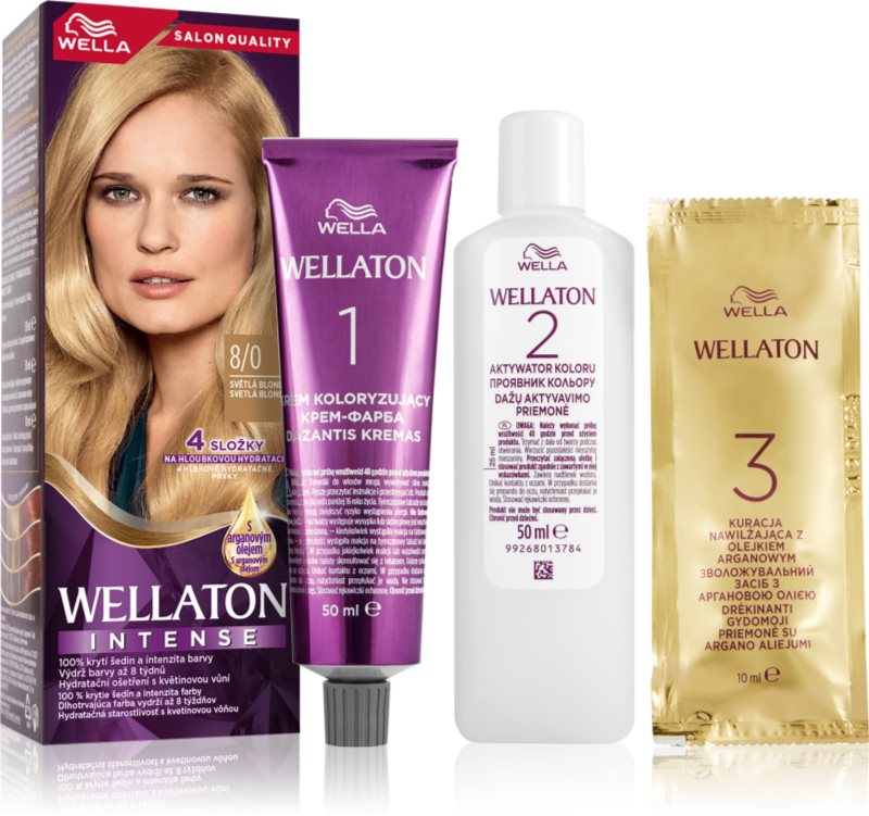 Wella Wellaton Intense Culoare permanenta pentru par cu ulei de argan