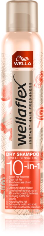Wella Wellaflex Sweet Sensation sampon uscat cu parfum floral delicat 180 ml