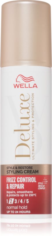 Wella Deluxe Style & Restore crema styling pentru catifelarea si regenerarea parului deteriorat 100 ml