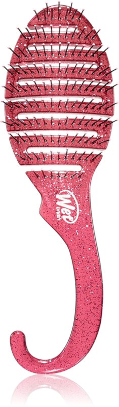 Wet Brush Shower Glitter Dtangler Pink perie de par in dus