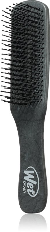 Wet Brush Detangler Brown Leather perie de par pentru barbati Black 1 buc