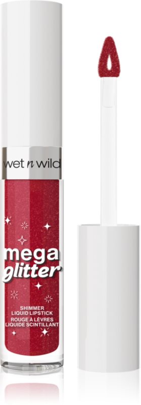 Wet n Wild Mega Glitter ruj lichid mat cu particule stralucitoare