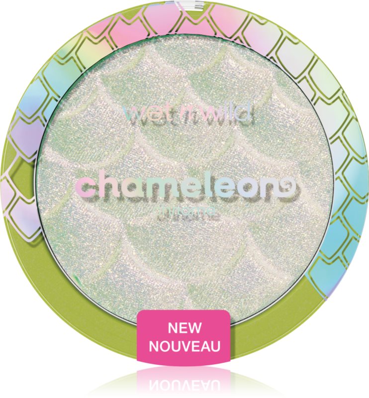 Wet n Wild Chameleon Chrome Highlighter iluminator compact cu efect multicromatic