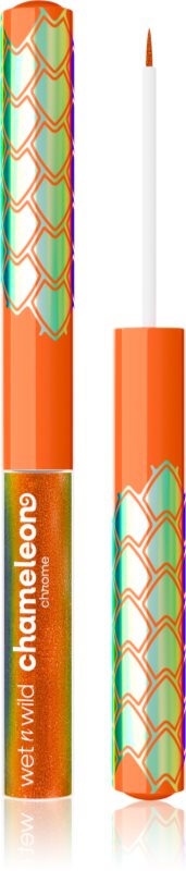 Wet n Wild Chameleon Chrome Liquid Eyeliner creion cosmetic holografic pentru ochi