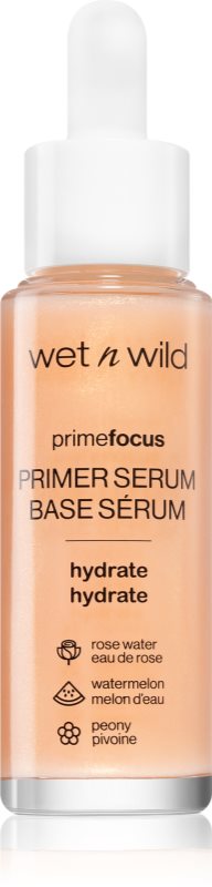 Wet n Wild PrimeFocus Hydrate Fundatia serului lucios cu efect de hidratare 30 ml
