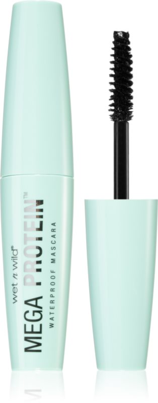 Wet n Wild MegaProtein Waterproof mascara hrănitor rezistent la apa culoare Very Black 6 ml