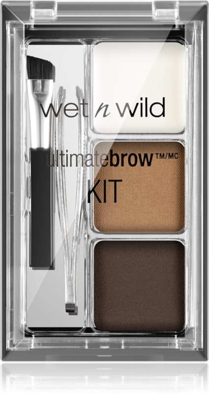 Wet n Wild Ultimate Brow set pentru sprancene perfecte culoare Ash Brown 2,5 g