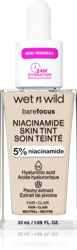 Wet n Wild BareFocus Niacinamide Skin Tint machiaj ușor de hidratare