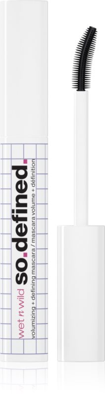 Wet n Wild MegaVolume So Defined mascara pentru volum si definirea genelor culoare Black 10 ml