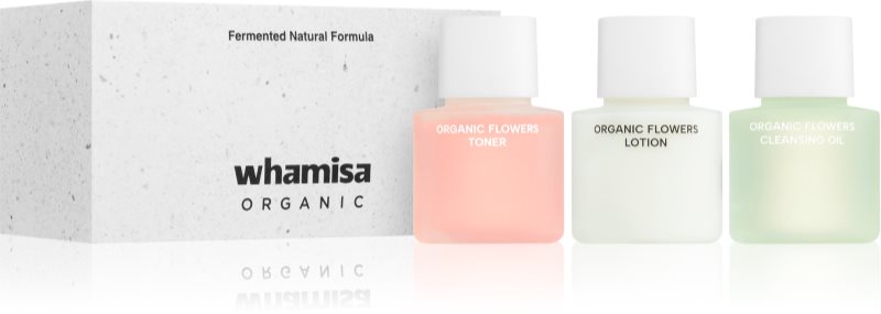 WHAMISA Organic Flowers Renewal Miniature Kit set cadou pentru o piele perfecta