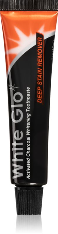 White Glo Charcoal Pasta de dinti albire cu cărbune activ pentru călătorii 24 g