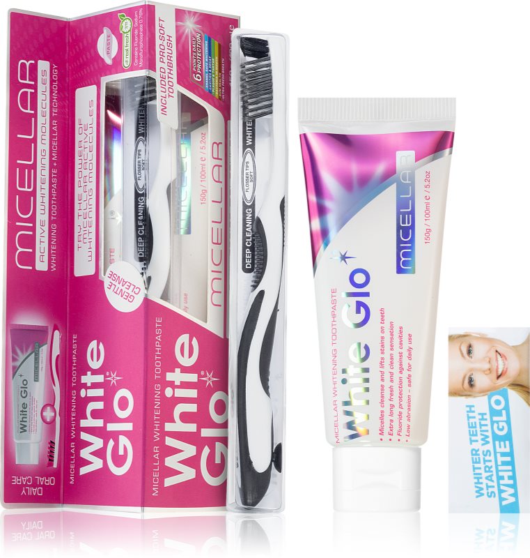 White Glo Micellar set pentru îngrijirea dentară
