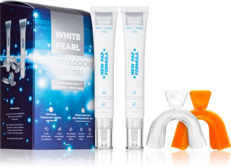 White Pearl System PAP Whitening gel pentru inalbirea dintilor 2x40 ml