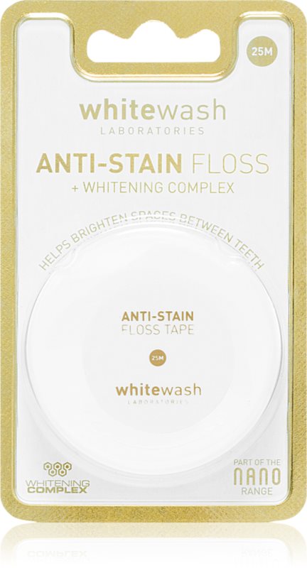 Whitewash Nano Anti-Stain ata dentara cu efect de albire 25 m