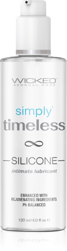 Wicked Simply Timeless Silicone gel lubrifiant pe bază de silicon 120 ml