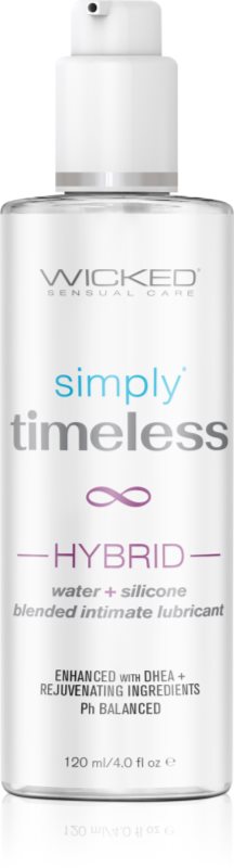 Wicked Simply Timeless Hybrid + DHEA gel lubrifiant hibrid 120 ml