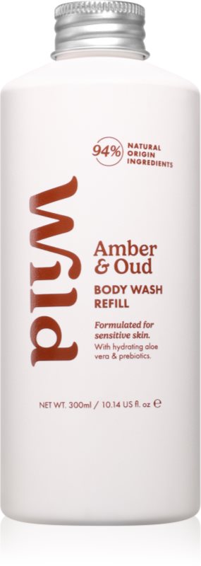 Wild Amber & Oud Refill gel de duș rezervă 300 ml