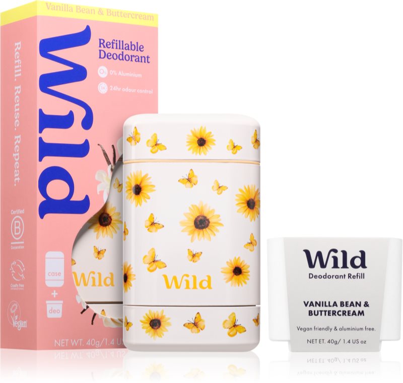 Wild Vanilla Bean Buttercream Sunflower Case deodorant stick cu sac 40 g