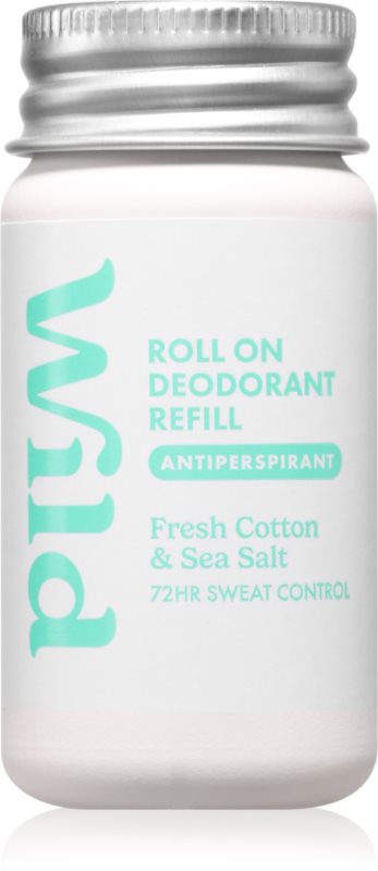 Wild Fresh Cotton & Sea Salt Refill antiperspirant roll-on rezervă 50 ml