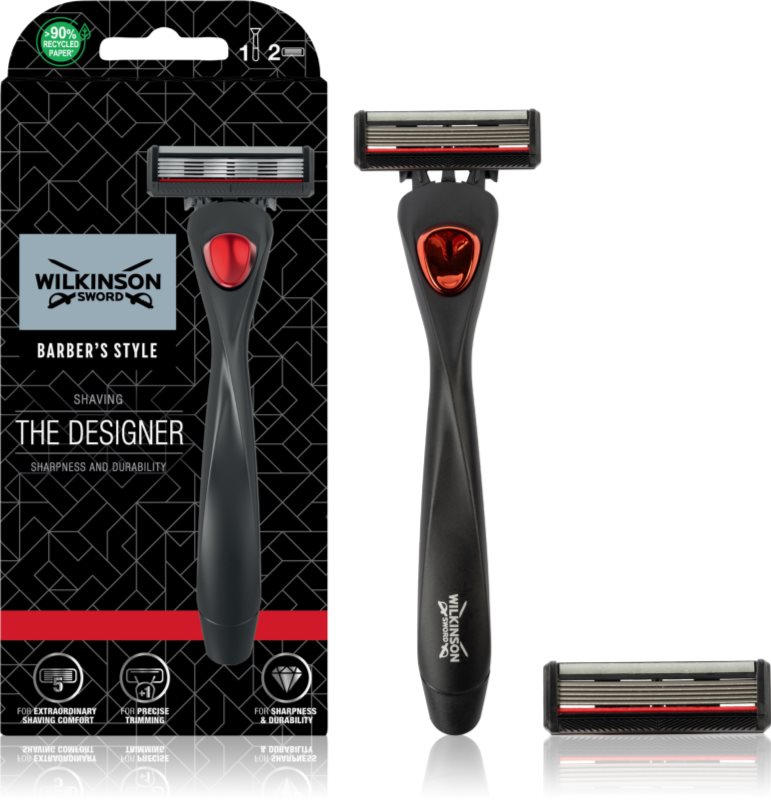 Wilkinson Sword Barber's Style The Architect aparat de ras + rezervă 2 pc