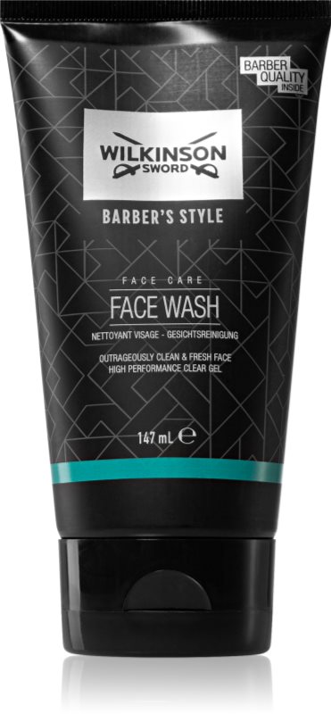 Wilkinson Sword Barbers Style Face Wash crema de curatare nutritiva faciale pentru bărbați 147 ml