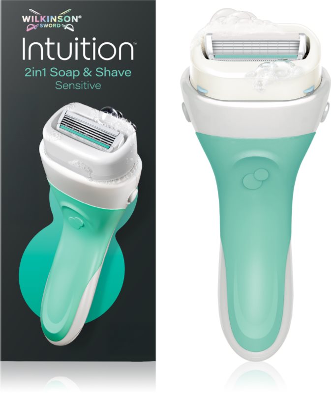 Wilkinson Sword Intuition 2in1 Soap & Shave Sensitive aparat de ras 1 buc