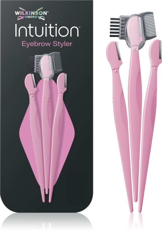 Wilkinson Sword Intuition Eyebrow Styler epilator pentru femei pentru sprâncene 3 buc