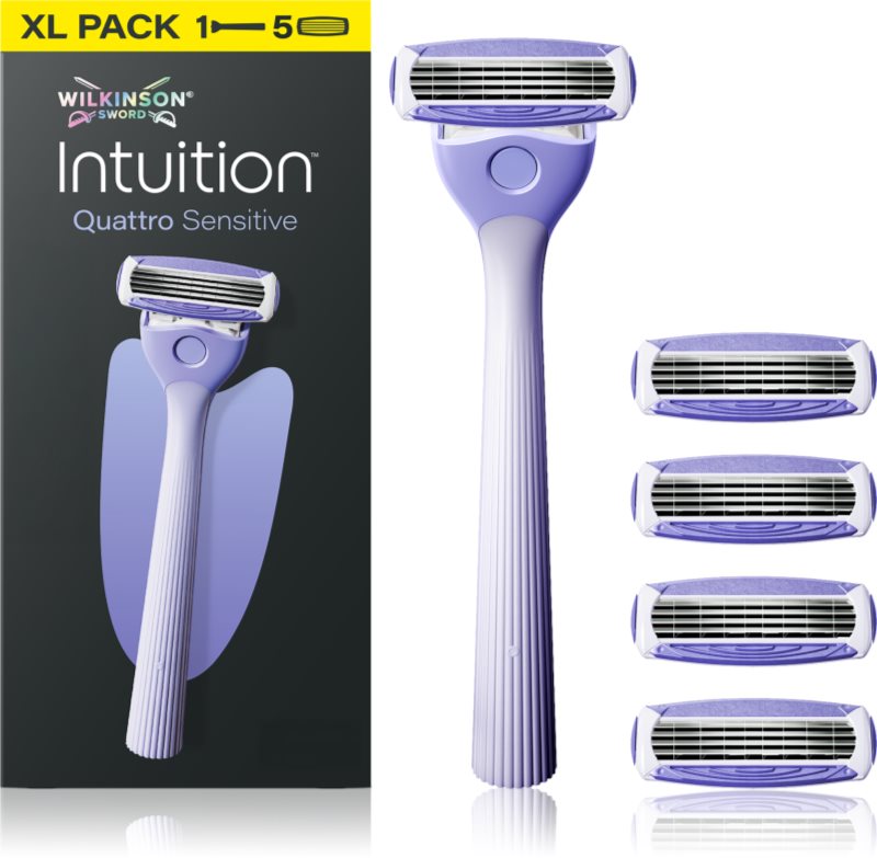 Wilkinson Sword Intuition Quattro Sensitive aparat de ras + lame de rezervă