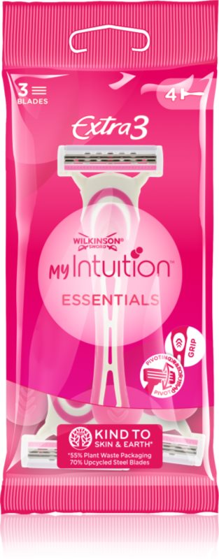 Wilkinson Sword My Intuition Extra 3 aparat de ras de unică folosință Essentials 4 buc