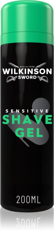 Wilkinson Sword Sensitive Shave Gel gel spuma pentru ras pentru barbati 200 ml