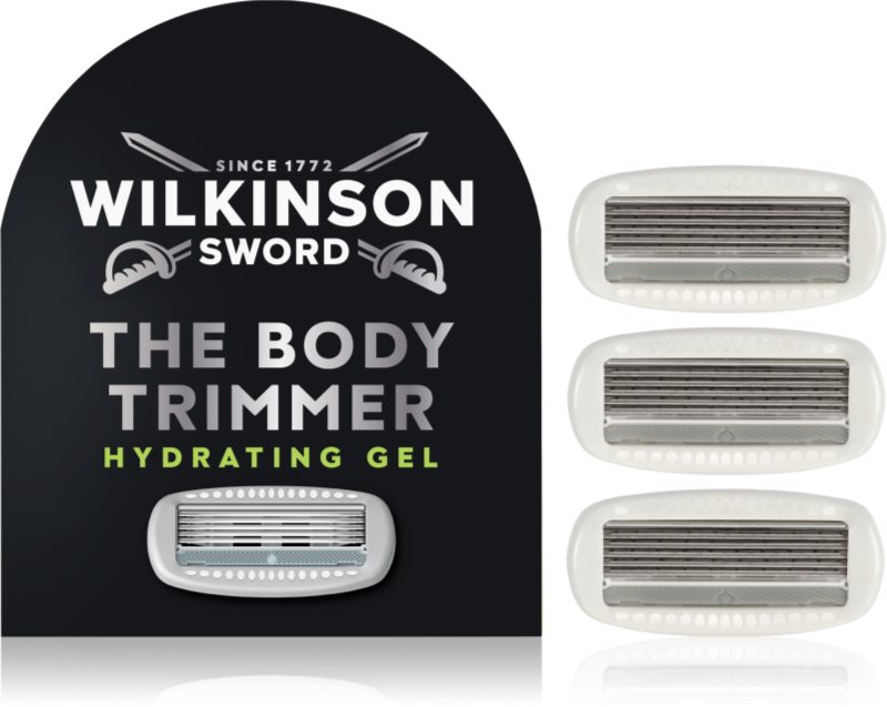 Wilkinson Sword The Body Trimmer capete de schimb 3 buc