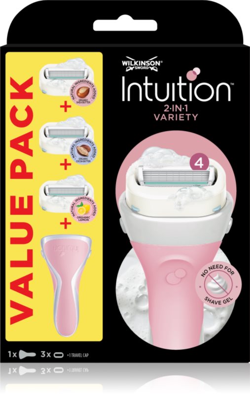 Wilkinson Sword Intuition Variety Edition set de bărbierit pentru femei
