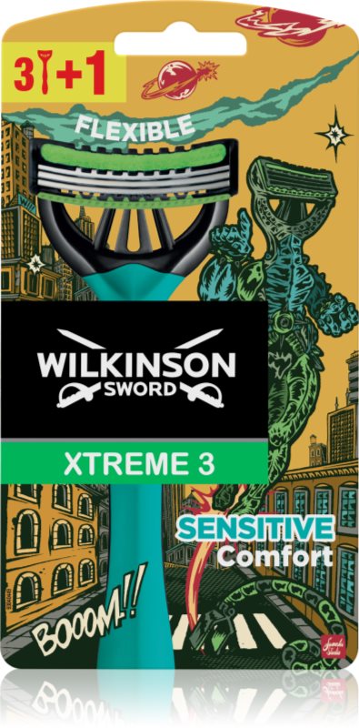 Wilkinson Sword Xtreme 3 Sensitive Comfort aparat de ras de unică folosință pentru barbati 4 buc