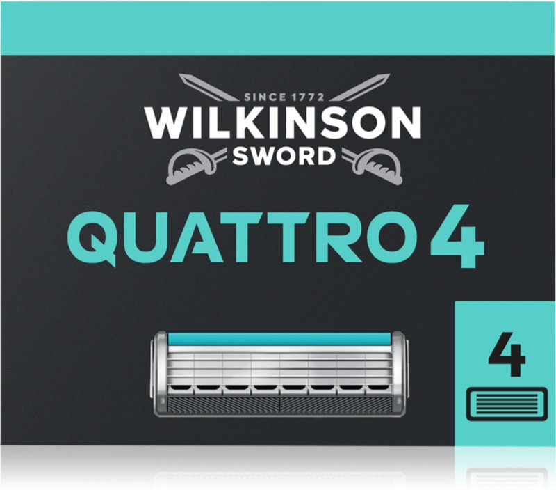 Wilkinson Sword Quattro Essential 4 Titanium Sensitive rezerva Lama